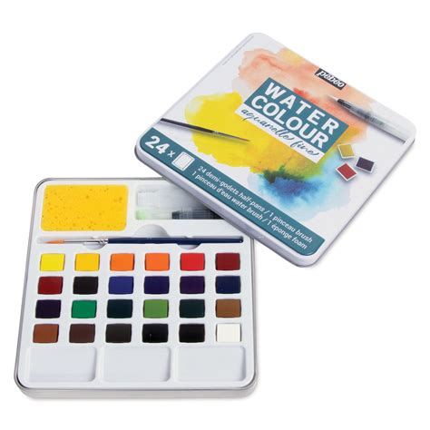 Watercolor Half Pan Set of 24 